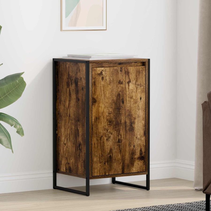 Dressoir Rook Eik 43 x 36 x 75,5 cm Bewerkt hout