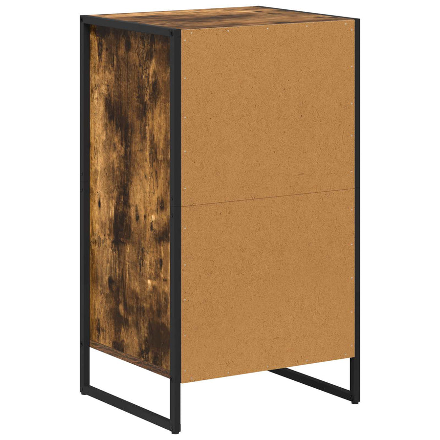 Dressoir Rook Eik 43 x 36 x 75,5 cm Bewerkt hout