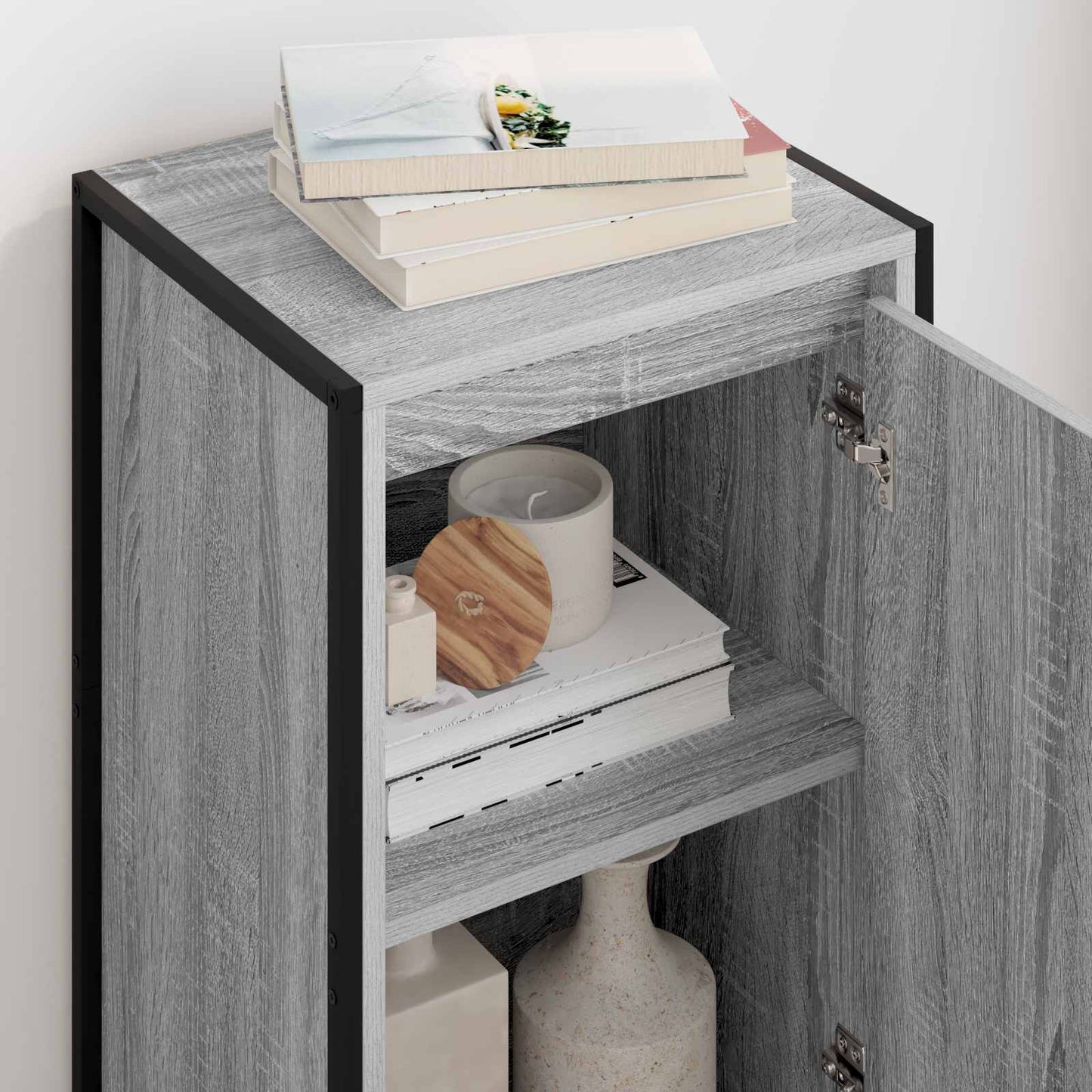 Dressoir Grijs Sonoma 43 x 36 x 75,5 cm Bewerkt hout