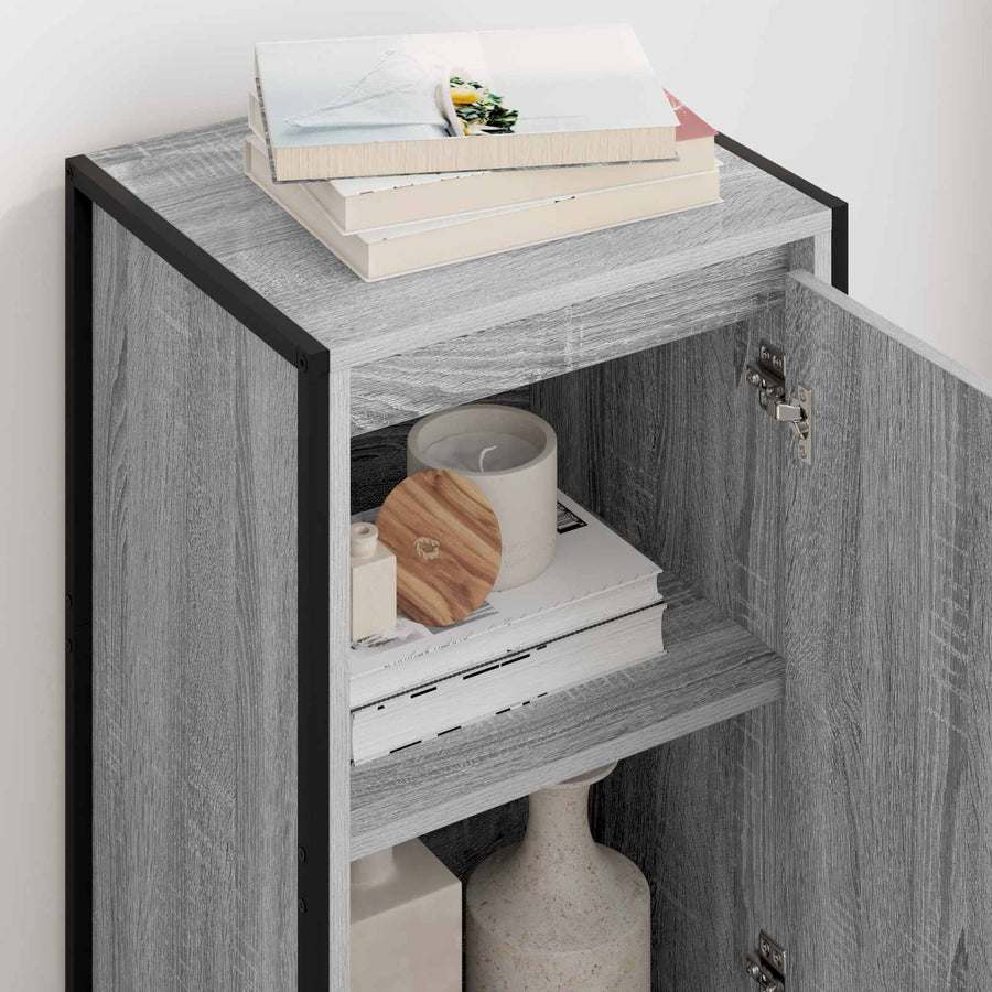 Dressoir Grijs Sonoma 43 x 36 x 75,5 cm Bewerkt hout