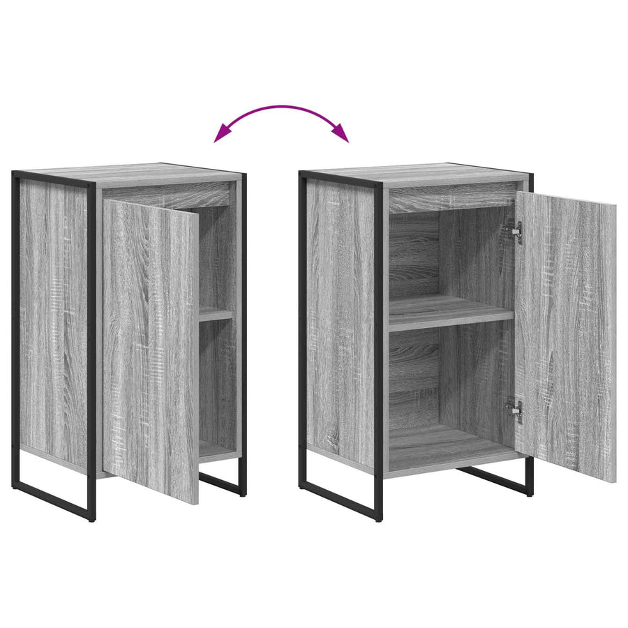 Dressoir Grijs Sonoma 43 x 36 x 75,5 cm Bewerkt hout