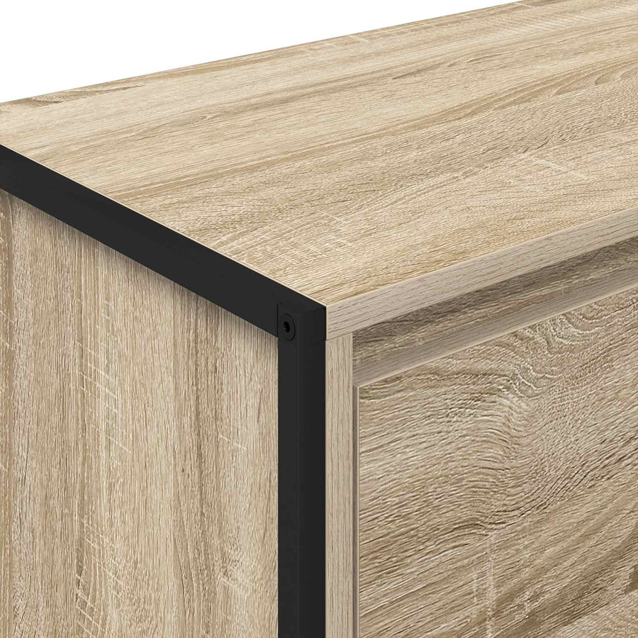Dressoir met lade Sonoma 79 x 36 x 75.5 cm Bewerkt hout