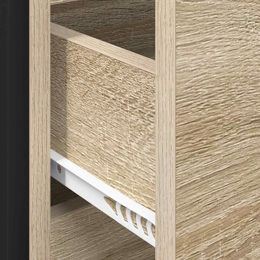 Dressoir met lade Sonoma 79 x 36 x 75.5 cm Bewerkt hout