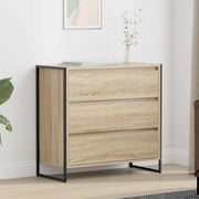 Dressoir 79x36x75.5 cm bewerkt hout Sonoma
