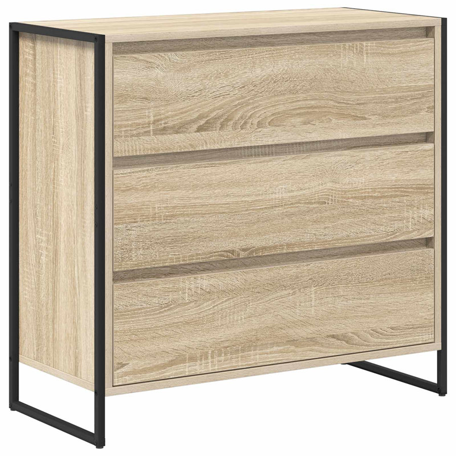 Dressoir met lade Sonoma 79 x 36 x 75.5 cm Bewerkt hout