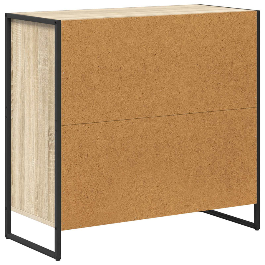 Dressoir met lade Sonoma 79 x 36 x 75.5 cm Bewerkt hout