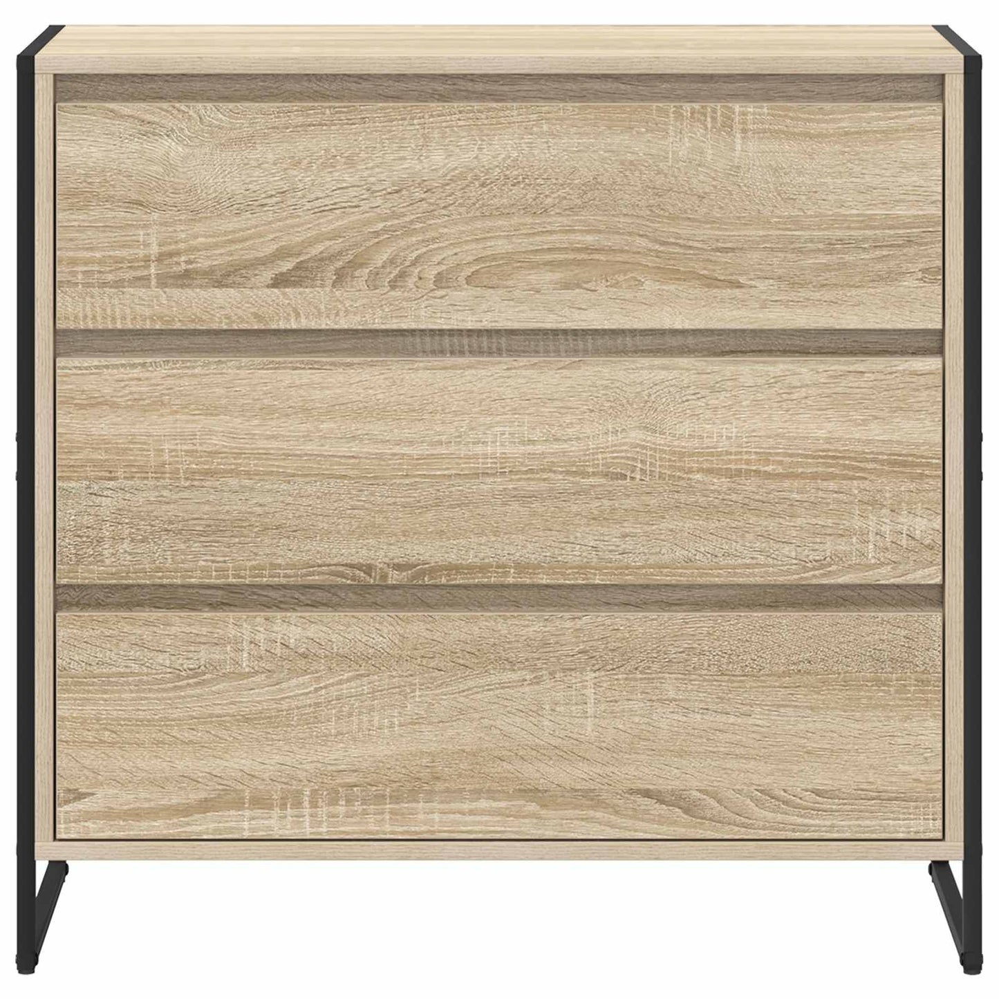 Dressoir met lade Sonoma 79 x 36 x 75.5 cm Bewerkt hout