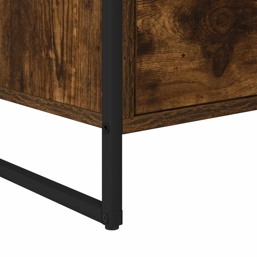 Dressoir met lade Rook Eik 79 x 36 x 75.5 cm Bewerkt hout