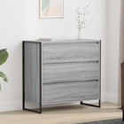 Sideboard with Drawer Grey Sonoma 79 x 36 x 75.5 cm Engineered Wood