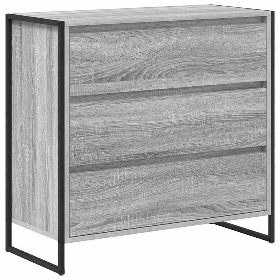 Dressoir met lade Grijs Sonoma 79 x 36 x 75.5 cm Bewerkt hout