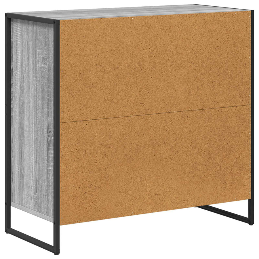 Dressoir met lade Grijs Sonoma 79 x 36 x 75.5 cm Bewerkt hout