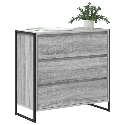 Dressoir met lade Grijs Sonoma 79 x 36 x 75.5 cm Bewerkt hout