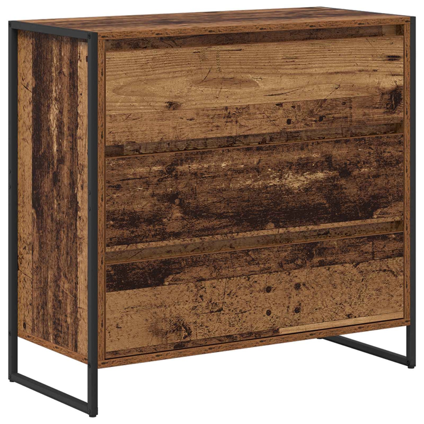 Dressoir met lade Oud Hout 79 x 36 x 75.5 cm Bewerkt hout