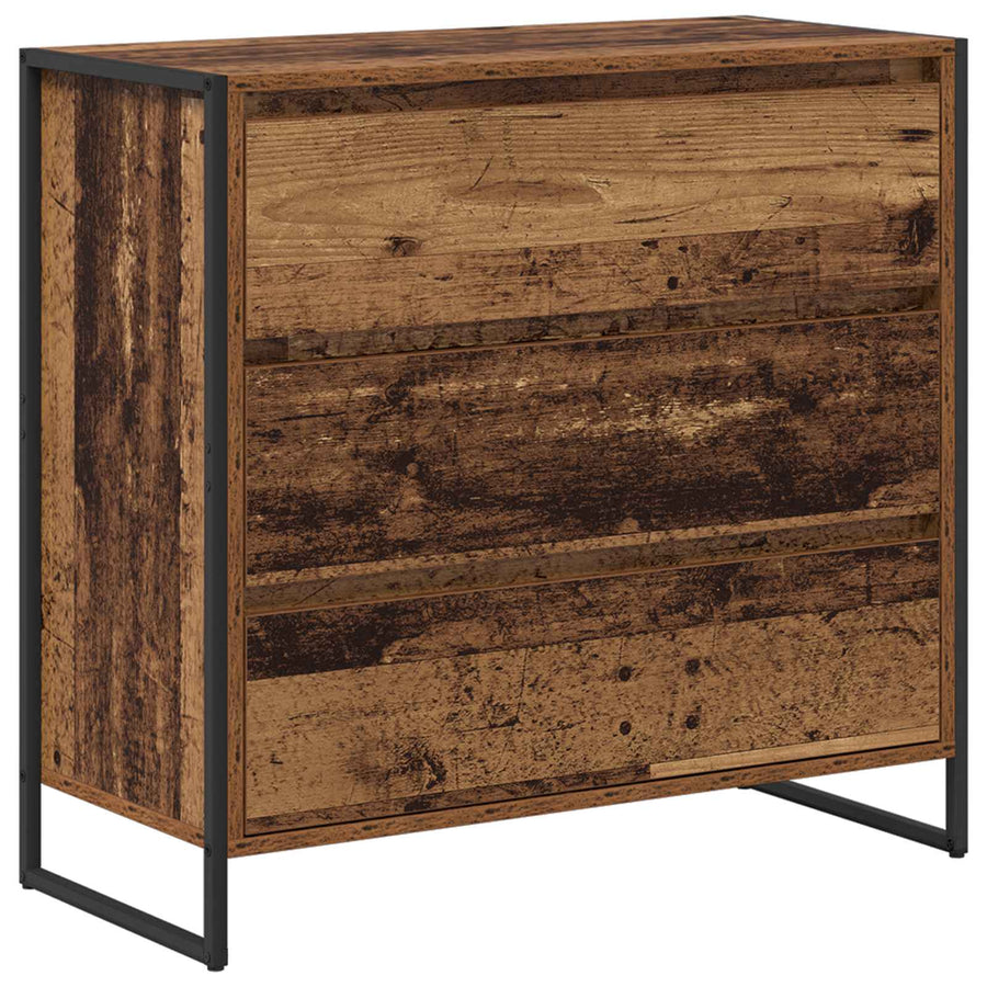 Dressoir met lade Oud Hout 79 x 36 x 75.5 cm Bewerkt hout