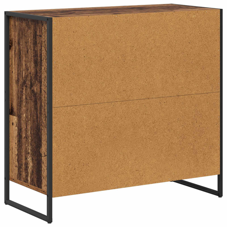 Dressoir met lade Oud Hout 79 x 36 x 75.5 cm Bewerkt hout