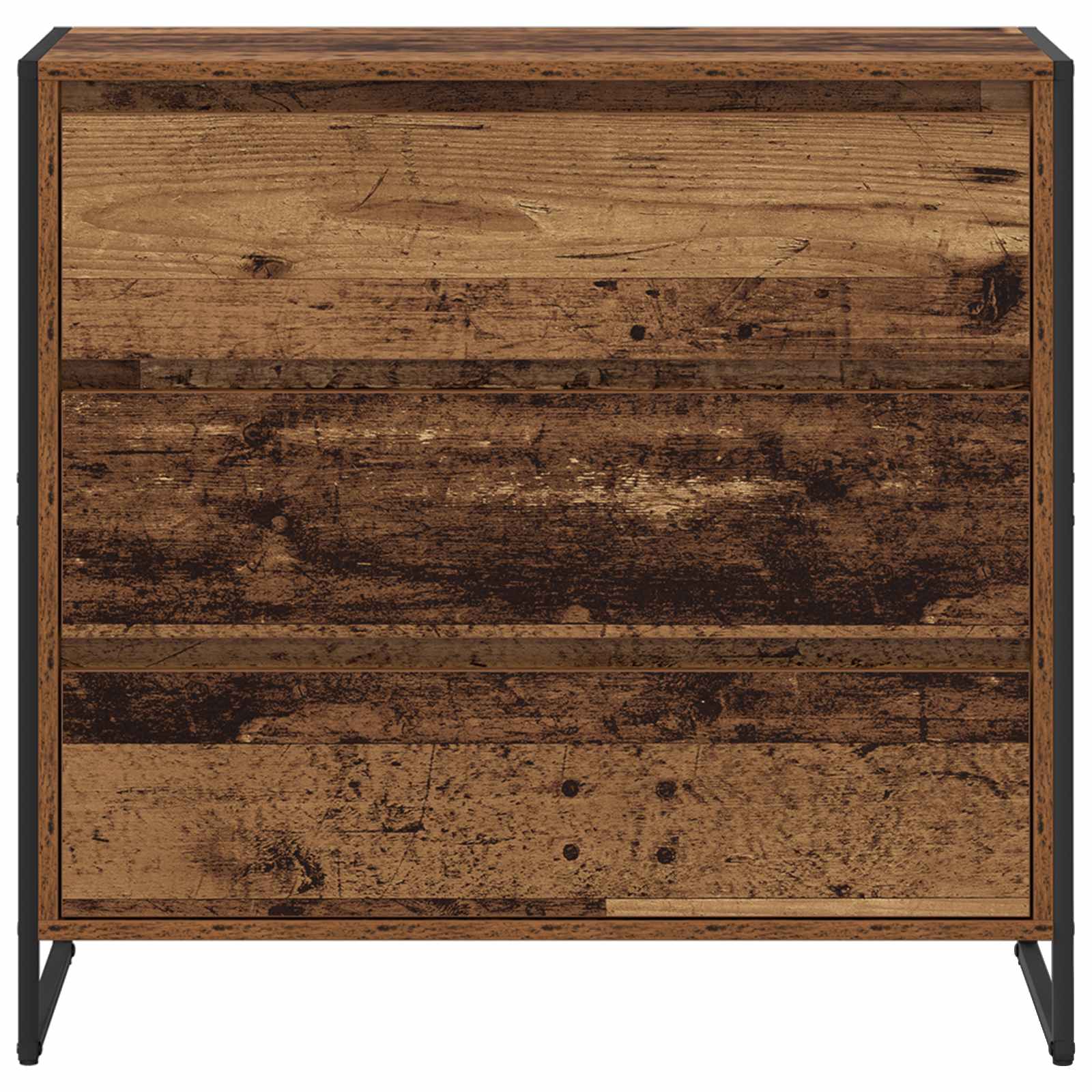 Dressoir met lade Oud Hout 79 x 36 x 75.5 cm Bewerkt hout