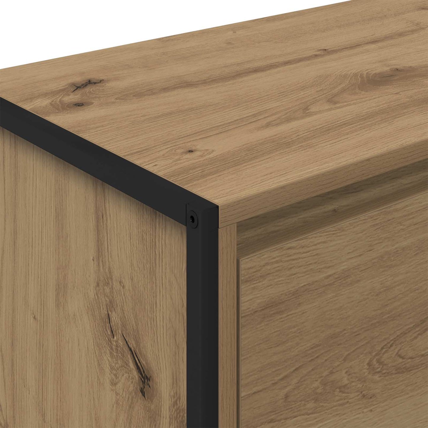 Dressoir Ambachtelijk eiken 79 x 36 x 75.5 cm Bewerkt hout