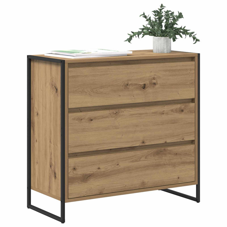 Dressoir Ambachtelijk eiken 79 x 36 x 75.5 cm Bewerkt hout