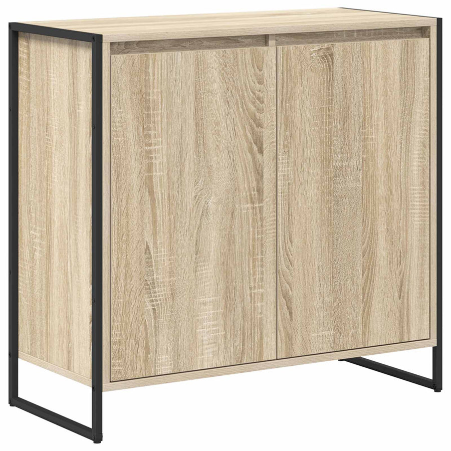 Bijzetkast Sonoma 79 x 36 x 75 cm Bewerkt hout