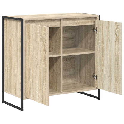 Bijzetkast Sonoma 79 x 36 x 75 cm Bewerkt hout