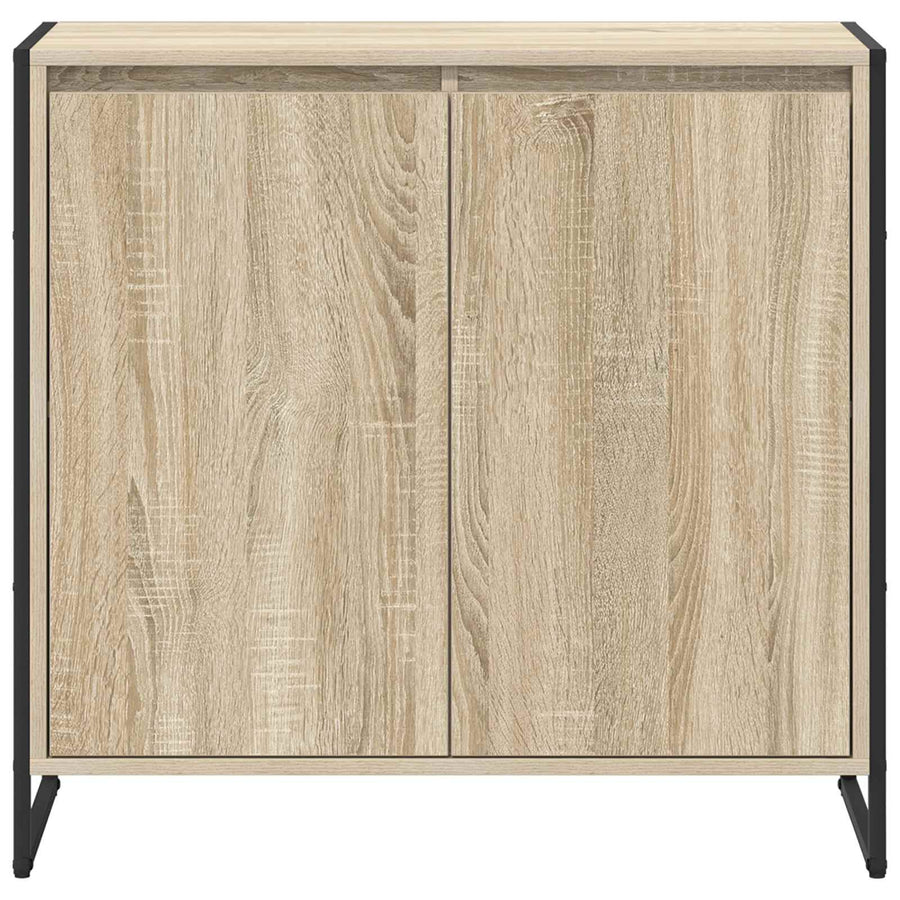 Bijzetkast Sonoma 79 x 36 x 75 cm Bewerkt hout
