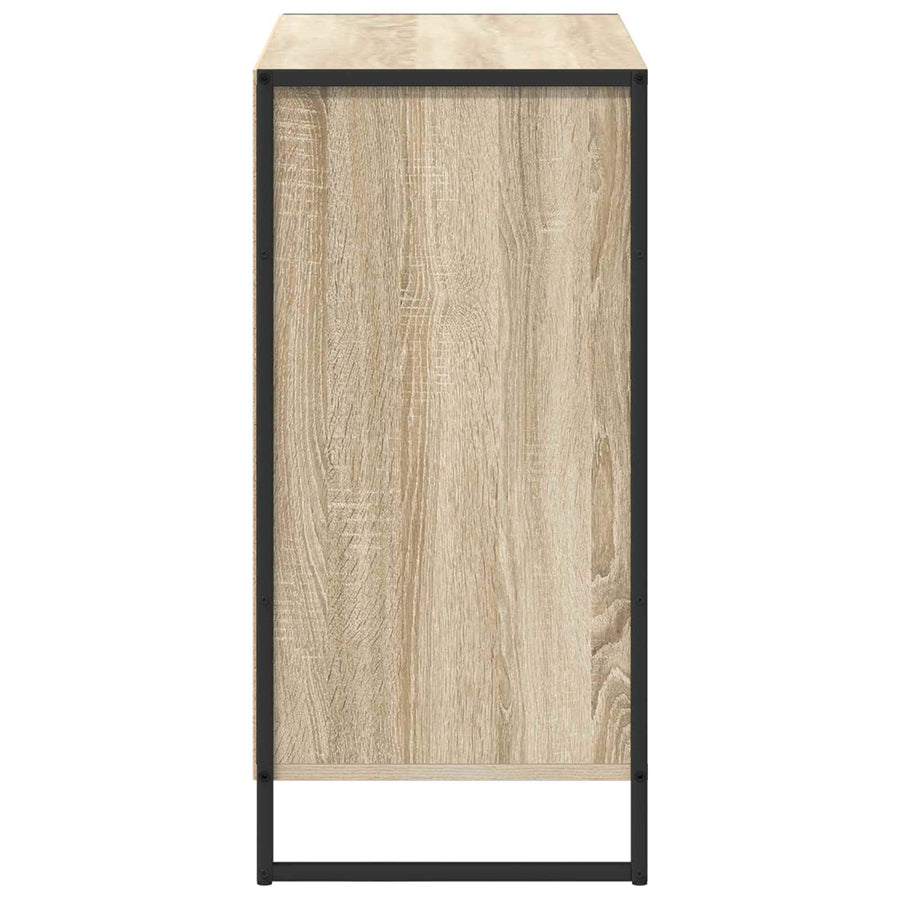 Bijzetkast Sonoma 79 x 36 x 75 cm Bewerkt hout