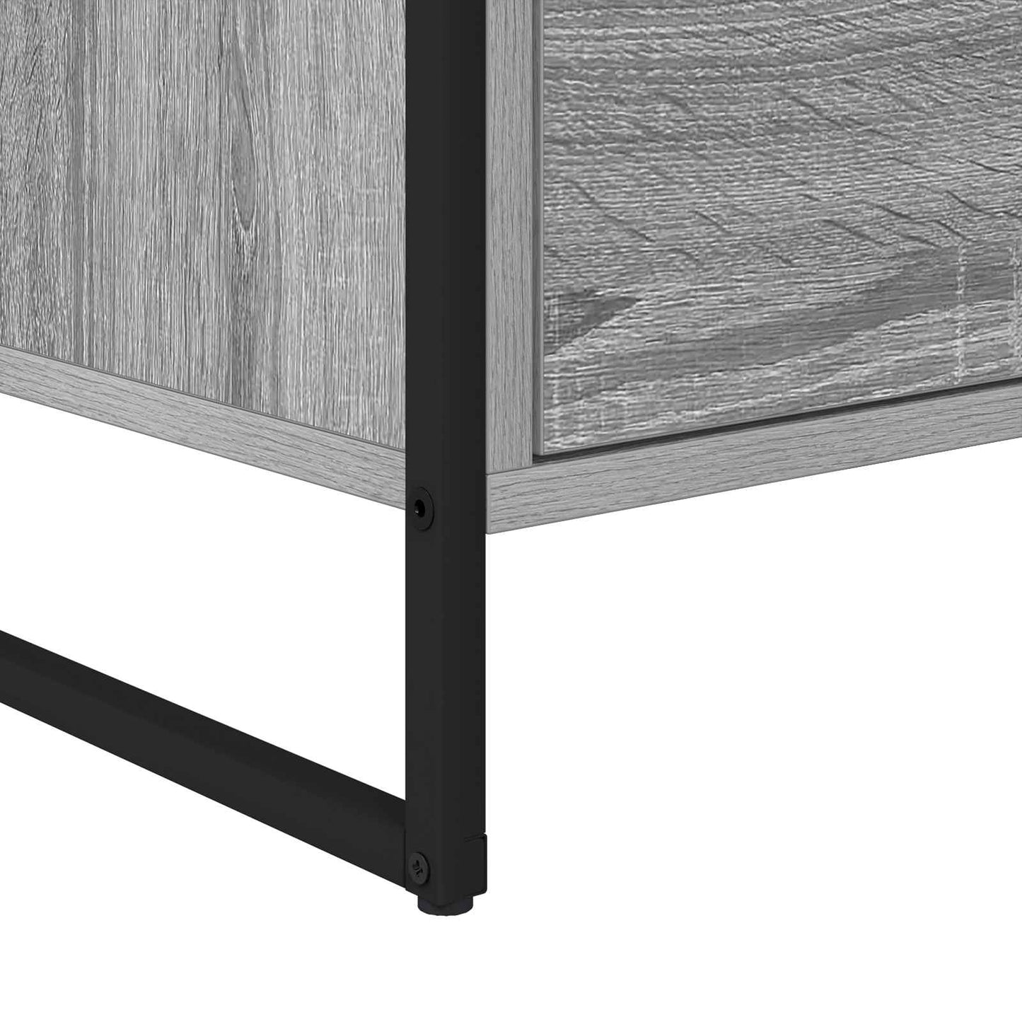Bijzetkast Grijs Sonoma 79 x 36 x 75 cm Bewerkt hout