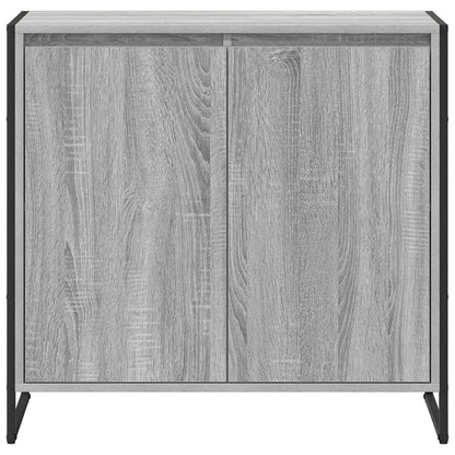 Bijzetkast Grijs Sonoma 79 x 36 x 75 cm Bewerkt hout