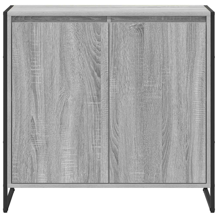 Bijzetkast Grijs Sonoma 79 x 36 x 75 cm Bewerkt hout