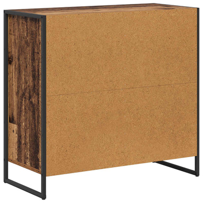 Bijzetkast Oud Hout 79 x 36 x 75 cm Bewerkt hout