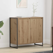 Bijzetkast 79x36x75 cm bewerkt hout