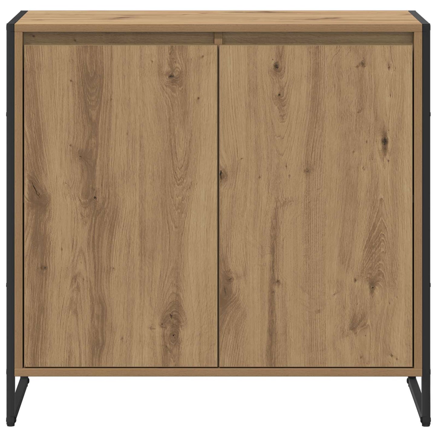 Bijzetkast Ambachtelijk eiken 79 x 36 x 75 cm Bewerkt hout