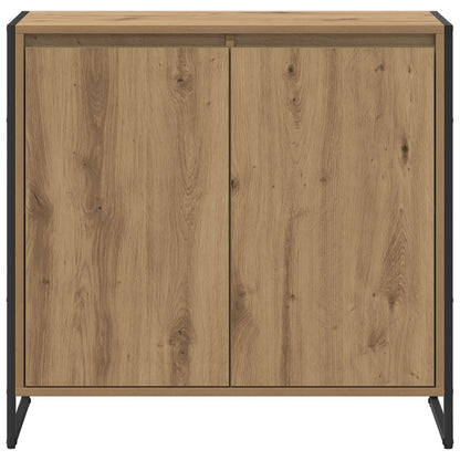 Bijzetkast Ambachtelijk eiken 79 x 36 x 75 cm Bewerkt hout