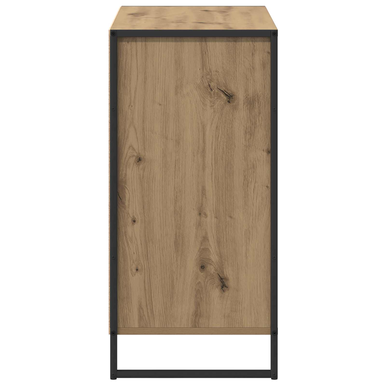 Bijzetkast Ambachtelijk eiken 79 x 36 x 75 cm Bewerkt hout