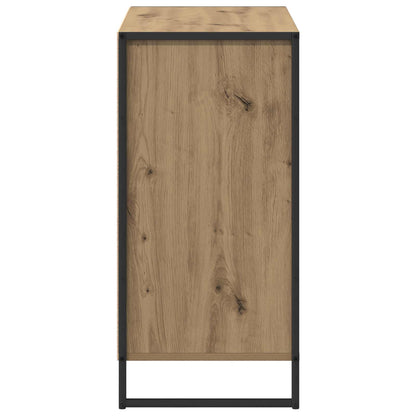 Bijzetkast Ambachtelijk eiken 79 x 36 x 75 cm Bewerkt hout
