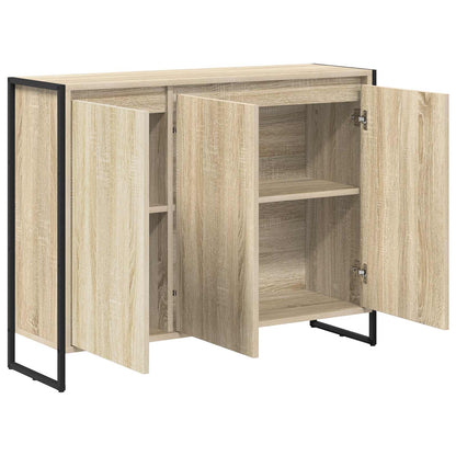 Bijzetkast Sonoma 96,5 x 30 x 75 cm Bewerkt hout