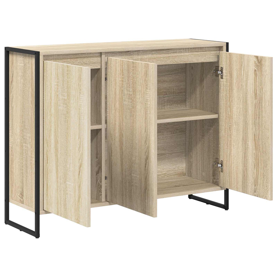 Bijzetkast Sonoma 96,5 x 30 x 75 cm Bewerkt hout