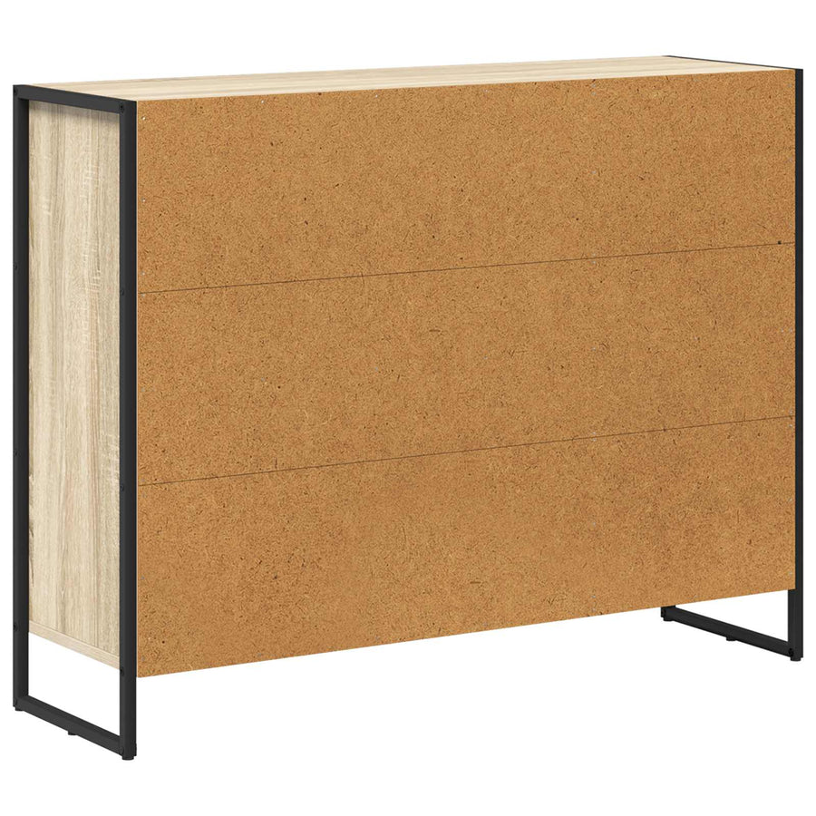 Bijzetkast Sonoma 96,5 x 30 x 75 cm Bewerkt hout