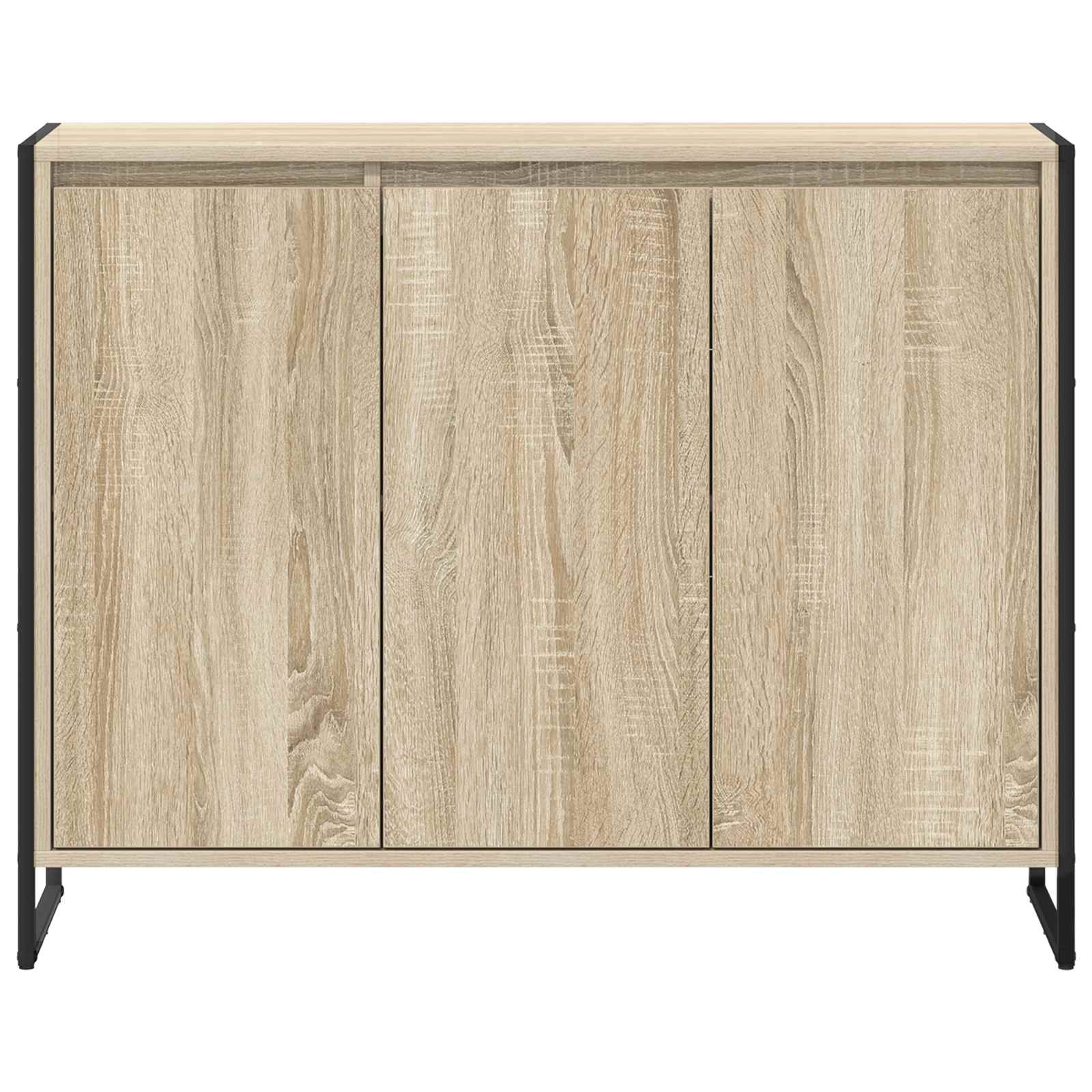 Bijzetkast Sonoma 96,5 x 30 x 75 cm Bewerkt hout