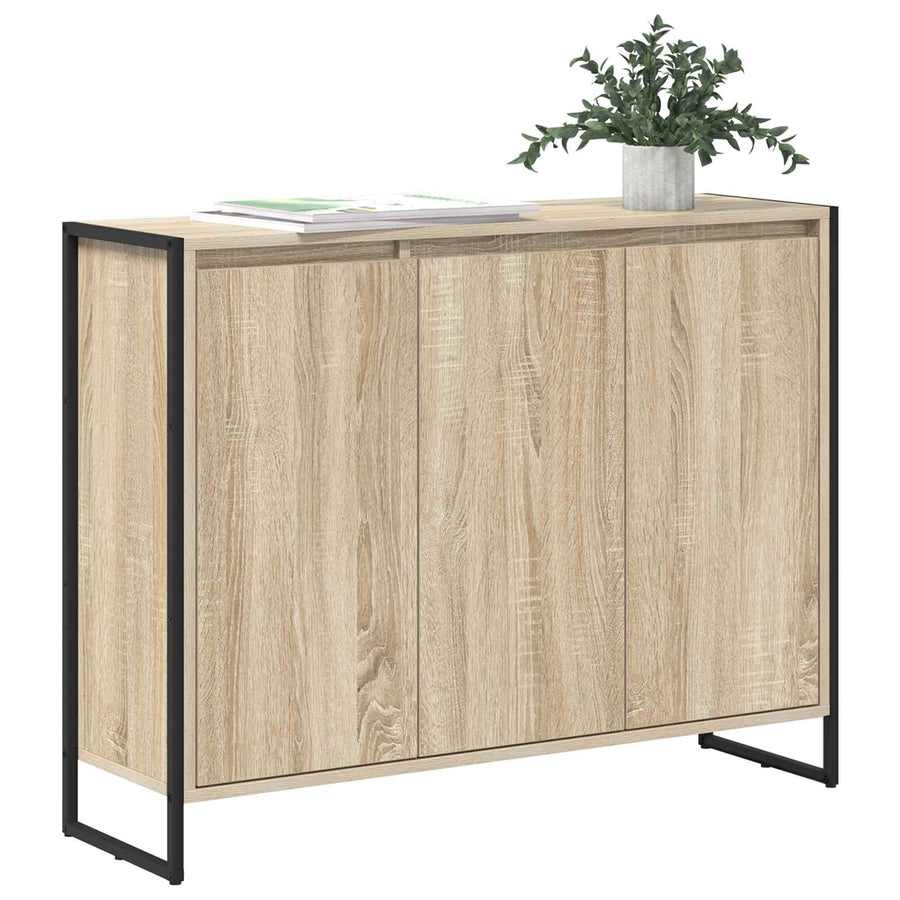 Bijzetkast Sonoma 96,5 x 30 x 75 cm Bewerkt hout