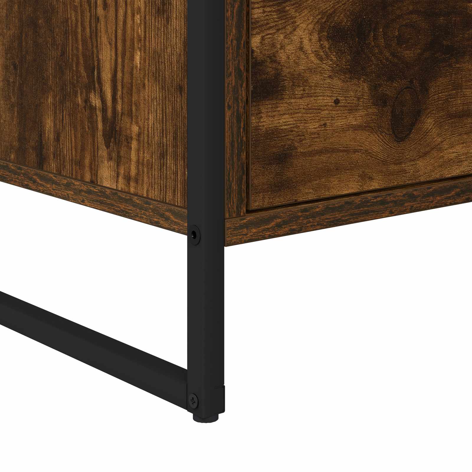 Bijzetkast Rook Eik 96,5 x 30 x 75 cm Bewerkt hout