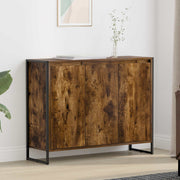 Bijzetkast rook eik 96,5x30x75 cm
