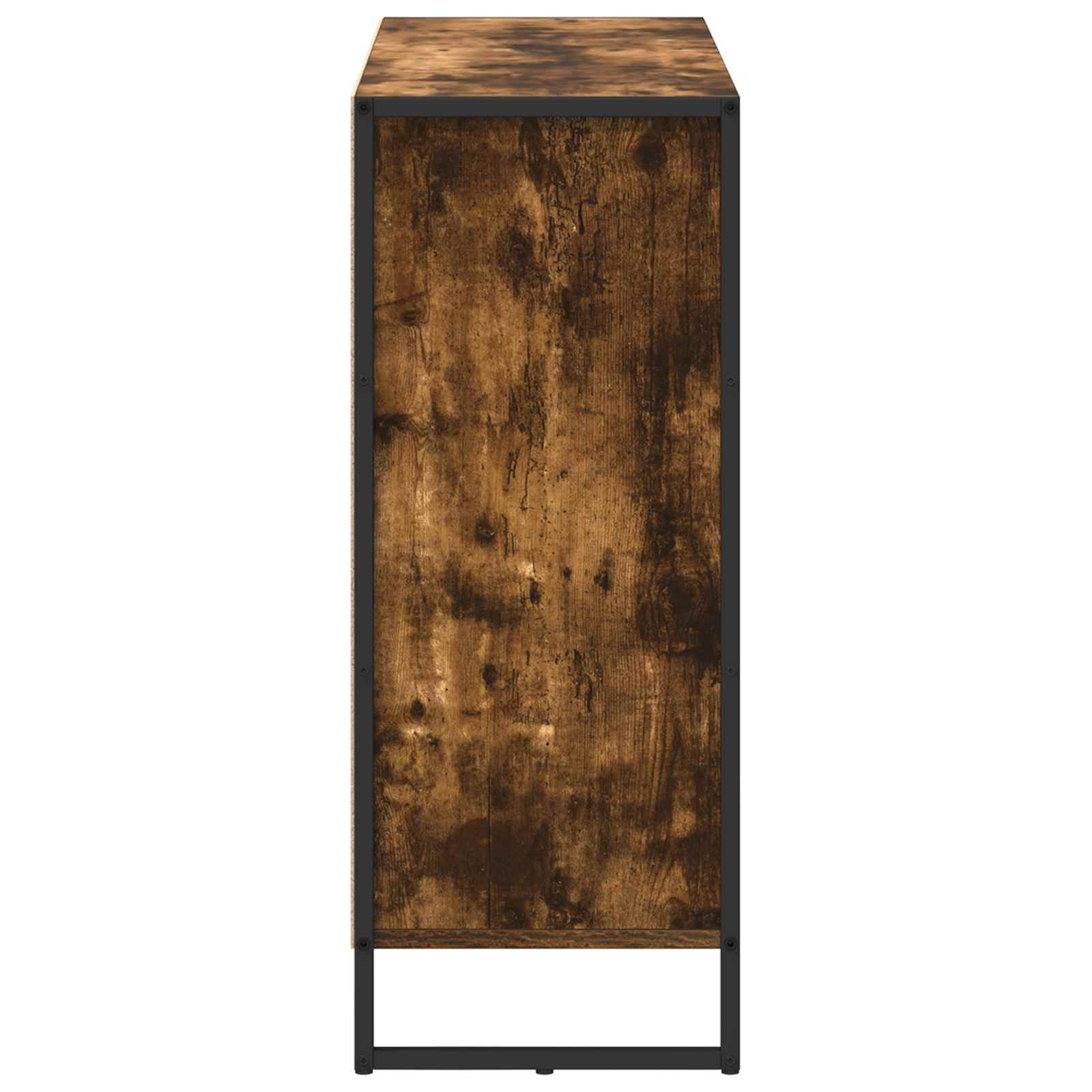Bijzetkast Rook Eik 96,5 x 30 x 75 cm Bewerkt hout