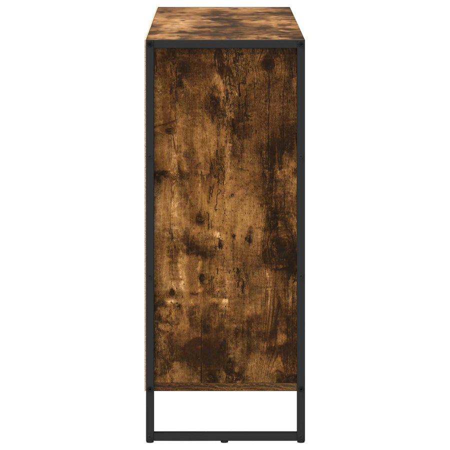 Bijzetkast Rook Eik 96,5 x 30 x 75 cm Bewerkt hout