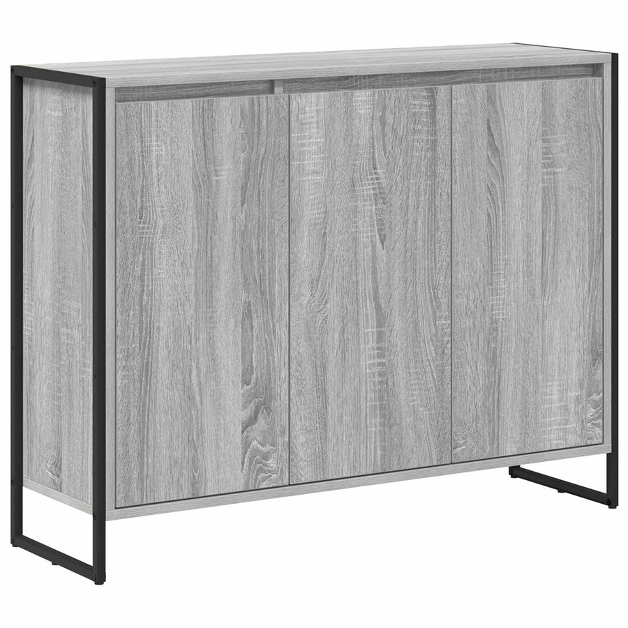 Bijzetkast Grijs Sonoma 96,5 x 30 x 75 cm Bewerkt hout