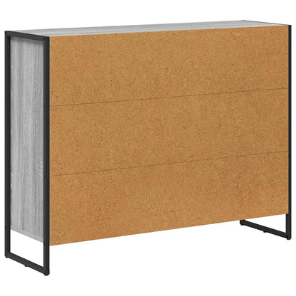 Bijzetkast Grijs Sonoma 96,5 x 30 x 75 cm Bewerkt hout