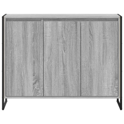 Bijzetkast Grijs Sonoma 96,5 x 30 x 75 cm Bewerkt hout