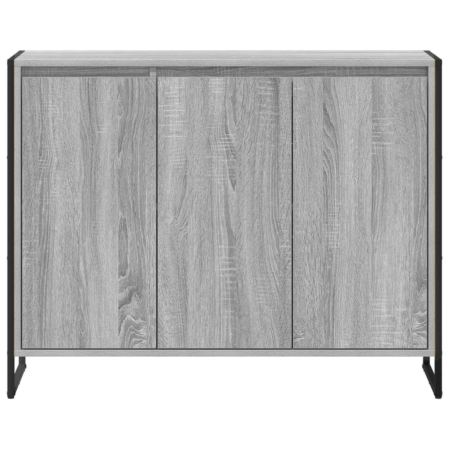 Bijzetkast Grijs Sonoma 96,5 x 30 x 75 cm Bewerkt hout