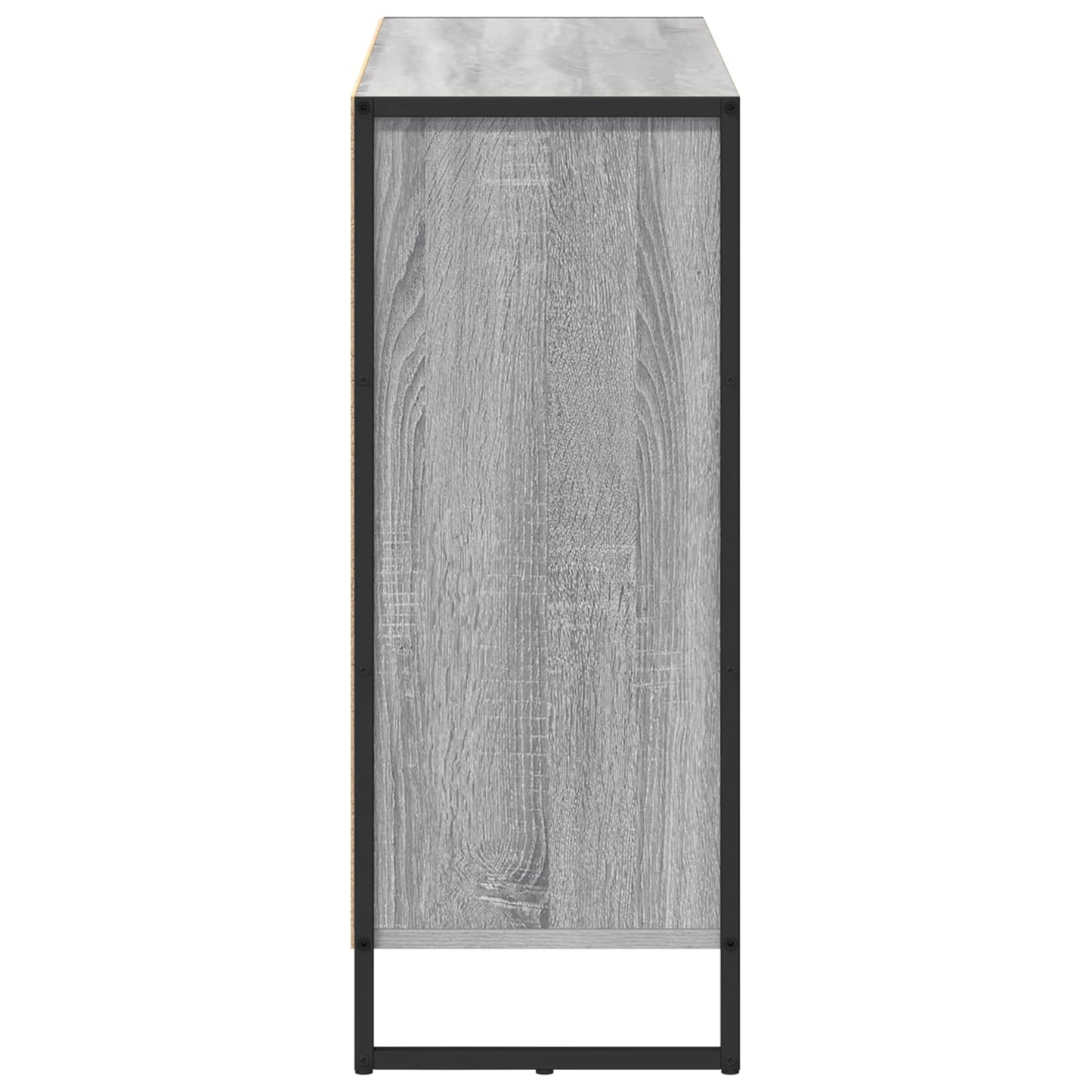 Bijzetkast Grijs Sonoma 96,5 x 30 x 75 cm Bewerkt hout