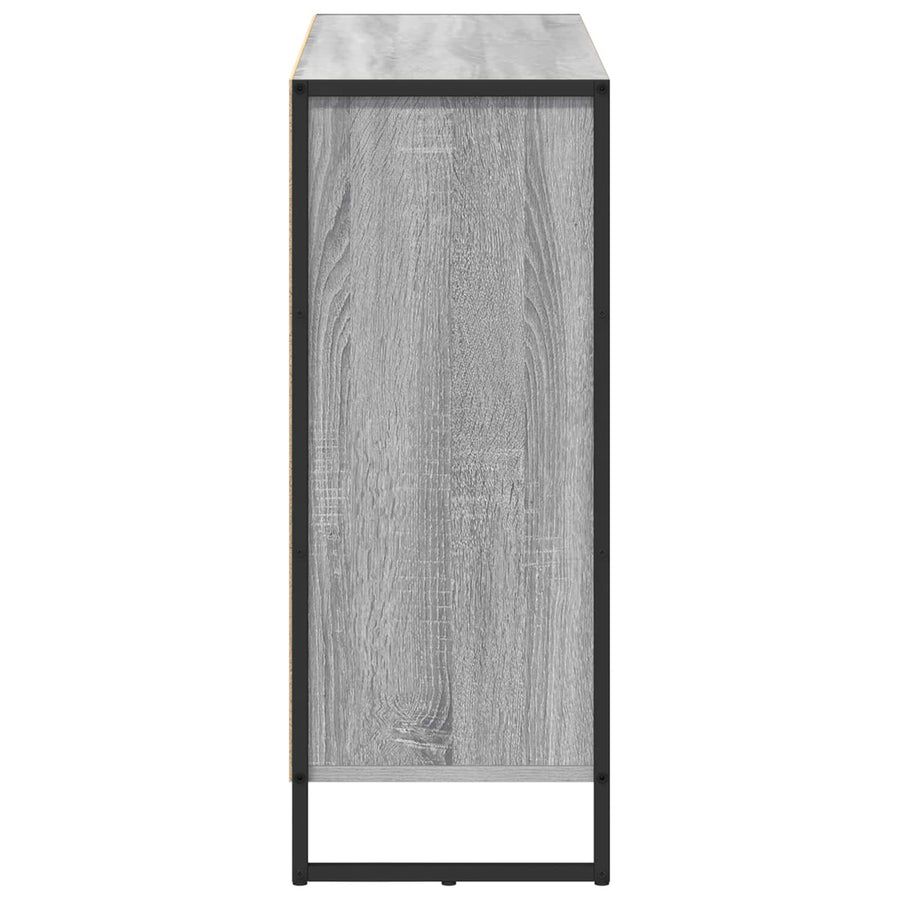 Bijzetkast Grijs Sonoma 96,5 x 30 x 75 cm Bewerkt hout